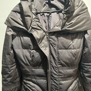 Women's Gray Puffer Jacket
